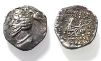 Ancient Coins - KINGS OF PARTHIA. Parthian Kingdom. SILVER DRACHM .