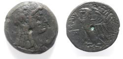 Ancient Coins - PTOLEMAIC KINGS of EGYPT. Ptolemy V or Ptolemy VI. 204-180 BC or 180-145 BC. Æ. ISIS