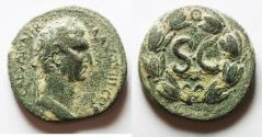 Ancient Coins - Seleucis and Pieria. Antioch. Nerva. AD 96-98. Æ As. 29MM Struck AD 97.
