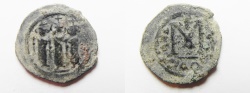 World Coins - ISLAMIC. ARAB-BYZANTINE AE FALS. 650 - 700 A.D . TIBERIAS MINT