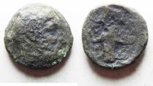 Ancient Coins - 	KYRENAICA, Kyrene. Circa 308-277 BC. Æ 21
