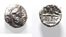 Ancient Coins - Kings of Persis. 2nd century BC. AR Obol
