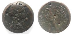 Ancient Coins - PTOLEMAIC KINGS of EGYPT. Ptolemy V or Ptolemy VI. 204-180 BC or 180-145 BC. Æ.