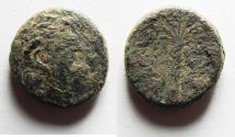 Ancient Coins - Kyrenaica. Kyrene. Magas. As king of Kyrene. circa 282/75-261 BC. Æ 17