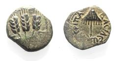 Ancient Coins - JUDAEA, Herodians. Agrippa I. 37-43 CE. AE Prutah .Jerusalem mint.
