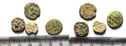 World Coins - UMMAYYED . LOT OF 4 AE AND PB COINS