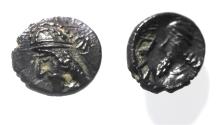 Ancient Coins - Kings of Persis. 2nd century BC. AR Obol