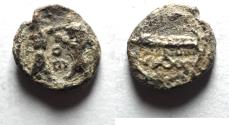 Ancient Coins - AS FOUND: PHOENICIA: Sidon. c. 346-343 BC. AR Obol or 1/16th Shekel