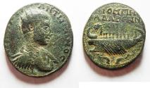Ancient Coins - Decapolis. Gadara. Elagabalus. AD 218-222. Æ 33