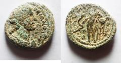 Ancient Coins - JUDAEA. CAESAREA MARITIMA. HADRIAN AE 18