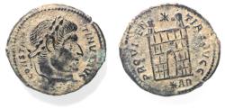 Ancient Coins - CONSTANTINE I AE FOLLIS. CAMP GATE