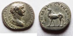 Ancient Coins - ARABIA, Bostra. Trajan. AD 98-117. AR Drachm . Camel