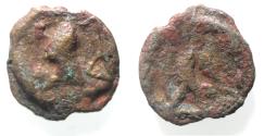 Ancient Coins - Arabia Felix. Hadhramawt. First century BC-first century AD. Cast AE 26.  Shaqar mint.