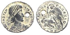 Ancient Coins - BEAUTIFULL AS FOUND: CONSTANTIUS II AE . FALLEN HORSEMAN