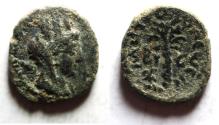 Ancient Coins - AS FOUND: Phoenicia, Tyre. Pseudo-autonomous issue. 2nd century A.D. Æ 15