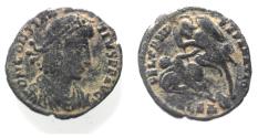 Ancient Coins - CONSTANTIUS II AE . FALLEN HORSEMAN. ALEXANDRIA
