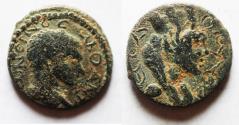 Ancient Coins - MESOPOTAMIA, Carrhae. Elagabalus. AD 218-222. Æ 16