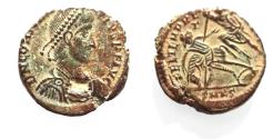 Ancient Coins - CONSTANTIUS II AE . FALLEN HORSEMAN