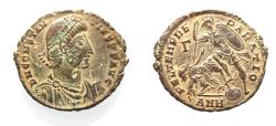Ancient Coins - CONSTANTIUS II AE . FALLEN HORSEMAN