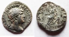 Ancient Coins - Hadrian. 117-138 AD. AR Denarius