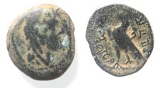 Ancient Coins - Arabia. Nabataean Kings. Malichus I (59/8-40 BC) AE 20mm, 5.33g. Petra mint. Struck in regnal year 27 (33/2 BC).