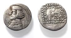 Ancient Coins - KINGS OF PARTHIA. Parthian Kingdom. SILVER DRACHM .