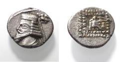 Ancient Coins - KINGS OF PARTHIA. Parthian Kingdom. SILVER DRACHM .