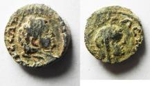 Ancient Coins - DECAPOLIS. PHILADELPHIA. ELAGABALUS AE 14. NICE FOR THE TYPE