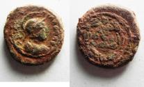 Ancient Coins - DECAPOLIS, Philadelphia. Pseudo-autonomous issue. Time of Titus, AD 79-81. Æ 17