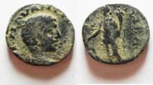 Ancient Coins - ARABIA. CHARACHMOBA. ELAGABALUS. AE 20. RARE