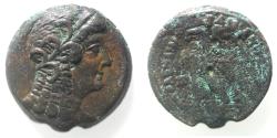 Ancient Coins - PTOLEMAIC KINGS of EGYPT. Ptolemy V or Ptolemy VI. 204-180 BC or 180-145 BC. Æ. ISIS