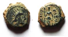 Ancient Coins - SELEUKID AE 12. AKE MINT
