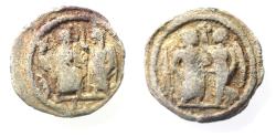 Ancient Coins - Roman Egypt. Alexandria. 2nd-3rd century AD. Lead tessera (20mm, 3.12 g).