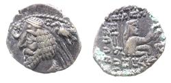 Ancient Coins - KINGS OF PARTHIA. Parthian Kingdom. SILVER DRACHM .
