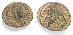 Ancient Coins - CONSTANTIUS II AE . FALLEN HORSEMAN