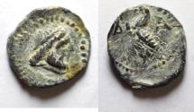 Ancient Coins - Ptolemaic Kingdom. Ptolemy X Alexander I and Cleopatra III (107-101 BC). Lead token