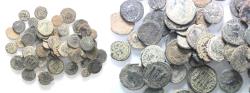 Ancient Coins - AS FOUND: LOT OF 50 ROMAN BRONZE COINS
