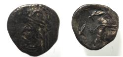 Ancient Coins - Kings of Persis. 2nd century BC. AR Obol