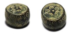 World Coins - ISLAMIC BRONZE WEIGHT OF 2 MITQALS . 6TH-8TH CENT. A.D