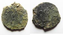World Coins - NEEDS CLEANING. ARAB-BYZANTINE AE FALS