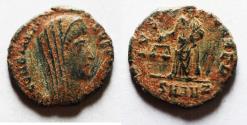 Ancient Coins - ORIGINAL DESERT PATINA: CONSTANTINE I POSTHUMOUS ISSUE. AE 4. RARE!
