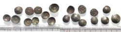 Ancient Coins - LOT OF 10: ARABIA, Southern. Himyar. 'Amd?n Bay?n Yahaqbi?. Circa AD 100-120. AR Fractions. 0.30 gm