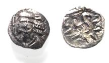 Ancient Coins - Kings of Persis. 2nd century BC. AR Obol