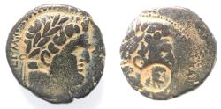 Ancient Coins - Decapolis. Philadelphia. Titus. Æ 24 ,AD 79-81.