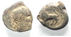 Ancient Coins - NABATAEA. Time of Aretas IV. 9 BC- AD 40. Lead coin