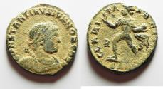 Ancient Coins - 	AS FOUND: CONSTANTINE II AE FOLLIS