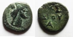 Ancient Coins - Parthian Empire. Ekbatana. Autnonomous civic AE (13mm, 1.31g). Struck on 1 Dios SE 224 (1 October 88/7 BC).