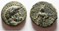 Ancient Coins - PHOENICIA, Dora. Pseudo-autonomous issue. temp. Nero, AD 54-68. Æ 23
