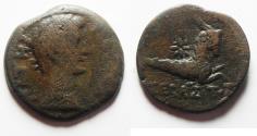 Ancient Coins - Egypt. Alexandria under Augustus. AE diobol