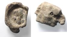 Ancient Coins - ROMAN . 2ND - 3RD CENTURY A.D LEAD SEAL IMPRESSION